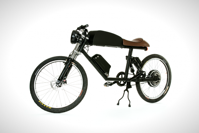 'Tempus CRT1' La increíble bici eléctrica vintage inspirada en las motos de carreras antiguas