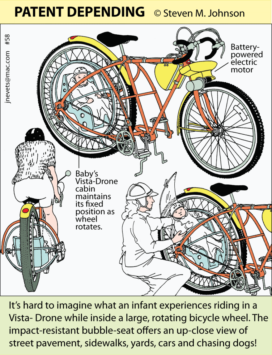 El asiento de bicicleta para bebés más bizarro de todos los tiempos