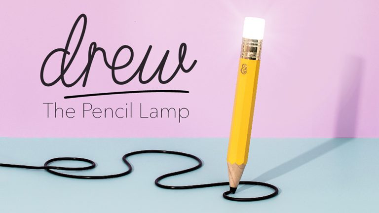 ‘Drew’ – Divertida lámpara LED con forma de lápiz