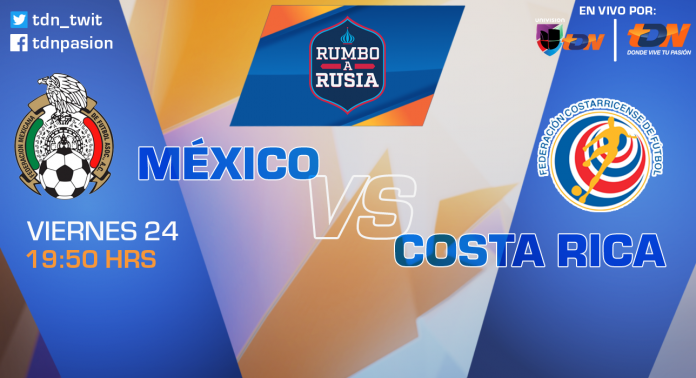México vs Costa Rica, Rusia 2018