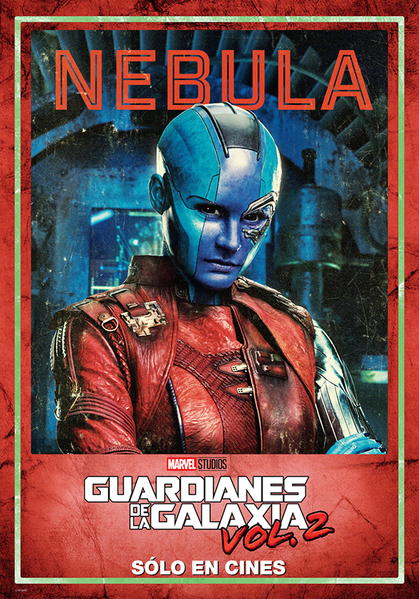 Guardianes de la Galaxia Vol. 2, character poster Nebula