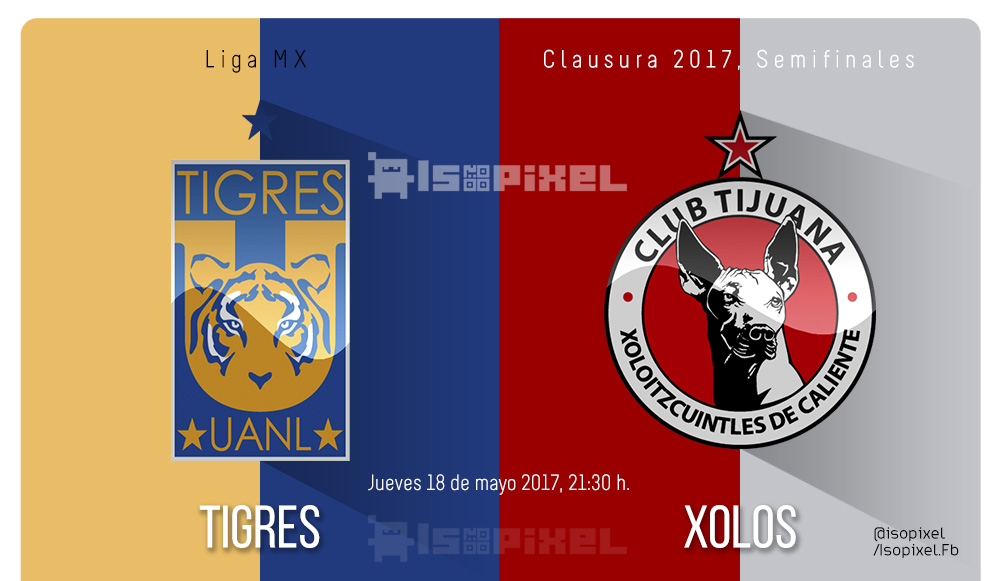 Tigres vs Xolos en vivo online, Semifinales, Clausura 2017 – Horario, fecha, TV, donde ver