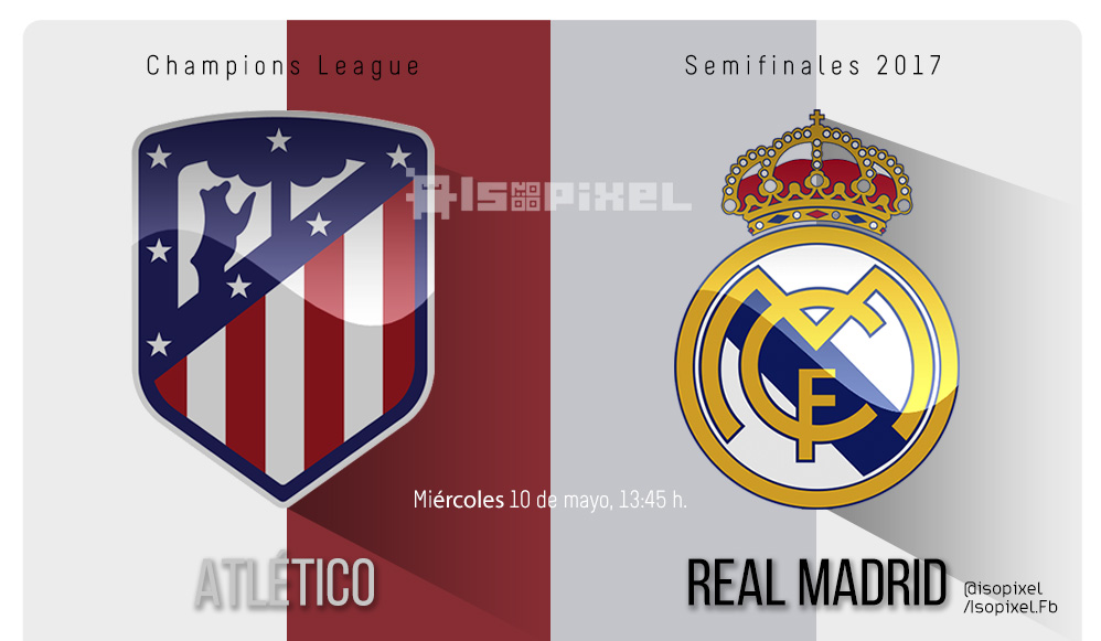 Atlético de Madrid vs Real Madrid en vivo online, ida semifinales Champions 2017 – Horario, fecha, TV, donde ver el Clásico