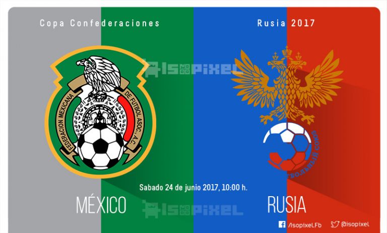 México vs Rusia en vivo online, Confederaciones 2017 – Horario, fecha, TV, donde ver