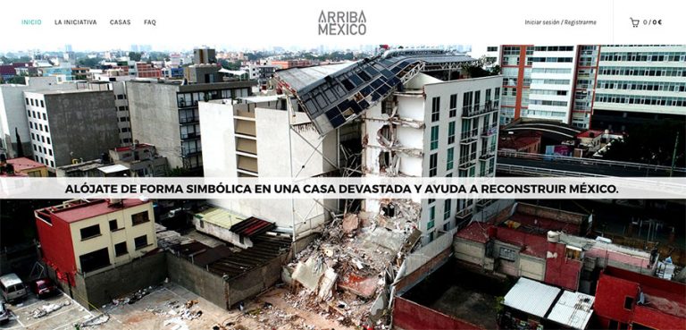 'Arriba México' Iniciativa para apoyar a los damnificados del sismo del 19S