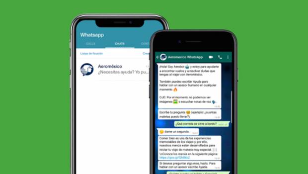 Aeroméxico permitirá hacer check-in vía WhatsApp