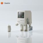 Classicbot Classic - Adorable figura decorativa basada en el Macintosh Classic