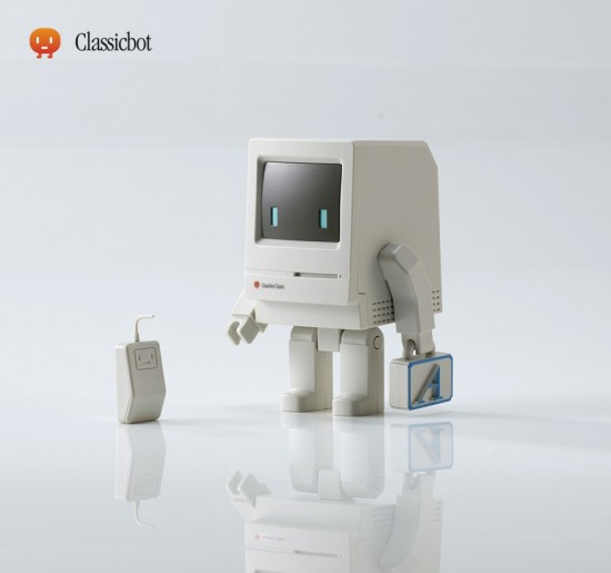Classicbot Classic - Adorable figura decorativa basada en el Macintosh Classic