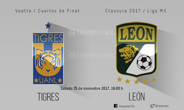 Tigres vs León en vivo: Cuartos de Final, Apertura 2017, Liga MX