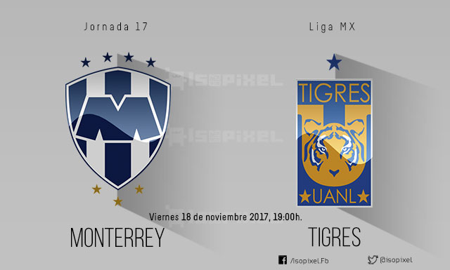 Cómo y dónde ver Monterrey vs Tigres en vivo: Jornada 17, Liga MX 2017