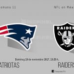 Cómo y donde ver: Patriotas vs Raiders: EN VIVO, Semana 11, NFL