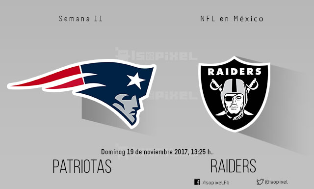 Cómo y donde ver: Patriotas vs Raiders: EN VIVO, Semana 11, NFL