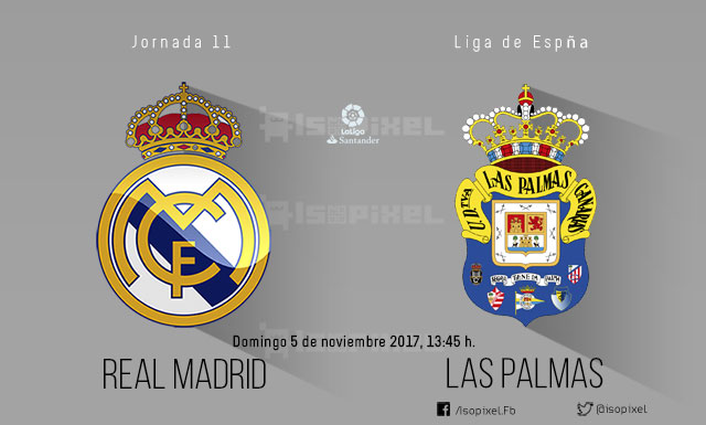 Cómo y dónde ver Real Madrid vs Las Palmas en vivo: Jornada 11, Liga España 2017