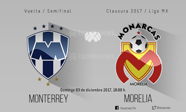 Monterrey vs Morelia en vivo: Semifinal vuelta, Apertura 2017, Liga MX