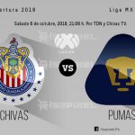 Chivas Vs. Pumas [EN VIVO]: Horario, fecha y dónde ver, Jornada 12, Apertura 2018