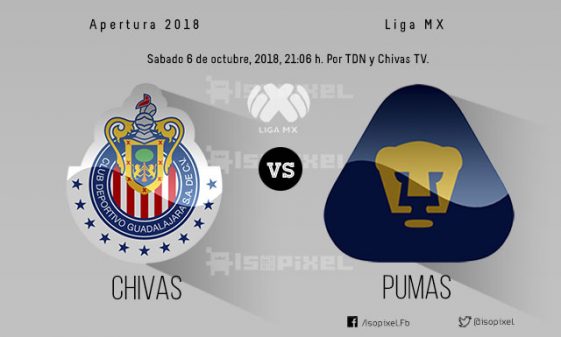 Chivas Vs. Pumas [EN VIVO]: Horario, Fecha Y Dónde Ver, Jornada 12 ...