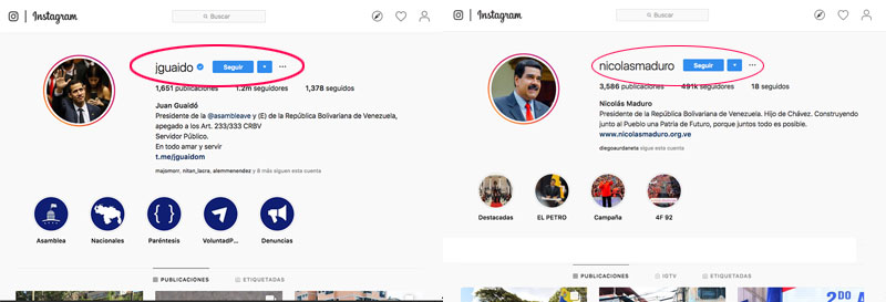 Instagram y Facebook retoran la verificación a Nicolás Maduro