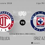 Previo Toluca vs Cruz Azul, Jornada 6, Clausura 2019