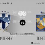 Monterrey Vs. Tigres en vivo y en directo online, Clausura 2019