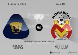 Pumas Vs. Morelia en vivo y en directo online | Jornada 10 del Clausura 2019, Liga MX