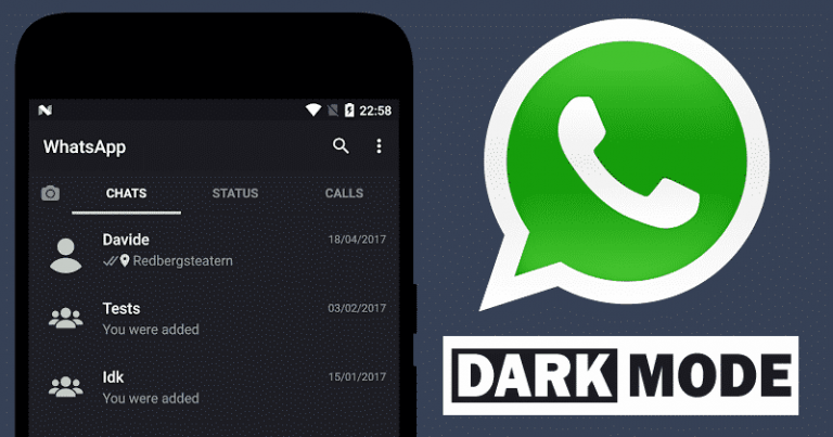 Llegan las primeras imágenes del modo oscuro de WhatsApp