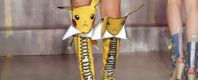 Las botas Pokémon que revolucionaron la Milán Fashion Week ¿Te las pondrías?