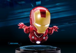 Figura de Iron Man 3 con modo vuelo “real” magnético