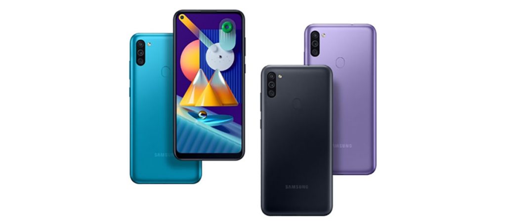 Samsung presenta Galaxy M11, con cámara trasera triple y gran autonomía.