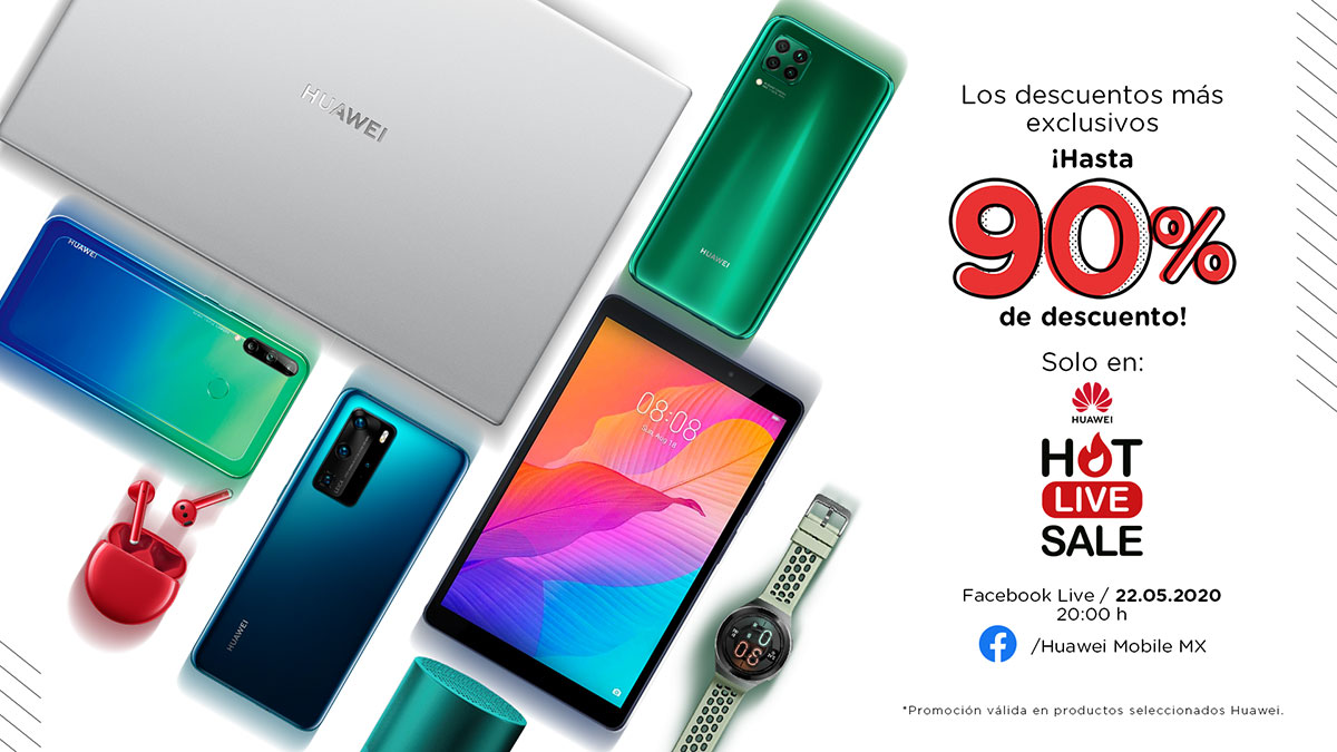 Huawei ofrecerá descuentos de hasta 90% en su Hot Live Sale