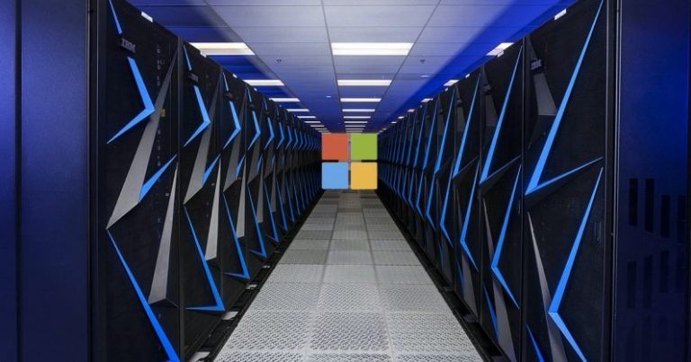 Microsoft construye "una de los cinco súper computadoras más potentes" del planeta