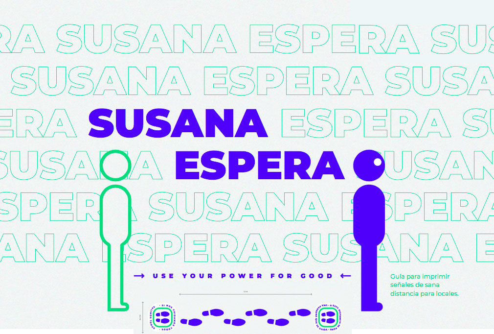 Susana Espera: Iniciativa que ayuda a los comercios a mantener el distanciamiento social entre clientes.