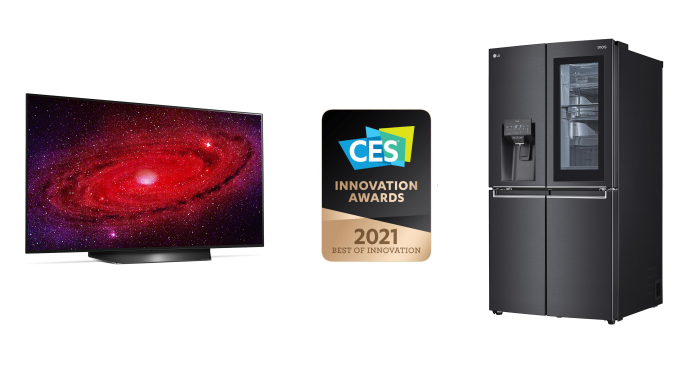 LG rompe récord de forma histórica en los premios CES Innovation Awards 2021