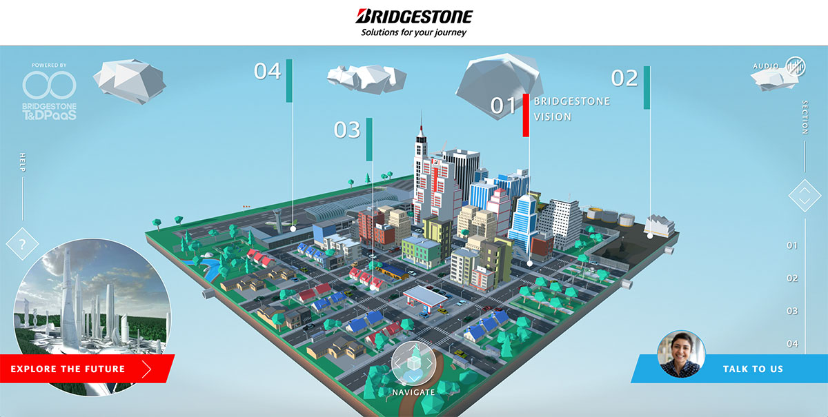 Bridgestone presenta sus soluciones de movilidad en el CES 2021 y muestra por primera vez la ciudad virtual del futuro