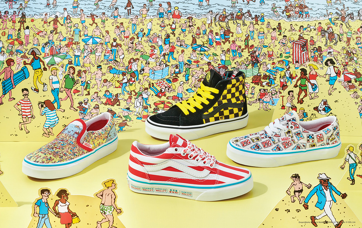 Colaboración entre Vans y "Where's Waldo" revela una divertida colección de calzado y ropa para fans de todas las edades