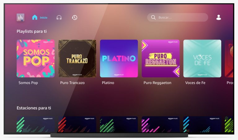 A partir de hoy Amazon Music está disponible en Google TV y otros dispositivos con Android TV OS como TV's, decodificadores, consolas de videojuegos y bocinas.