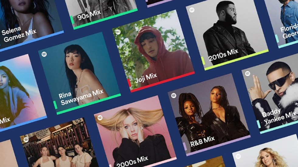 Spotify Mixes: Lanzan nuevas mezclas personalizadas basadas en artistas, géneros y décadas