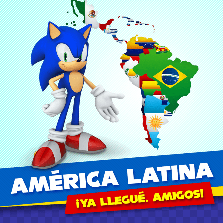 Las redes sociales oficiales de Sonic the Hedgehog llegan a América Latina