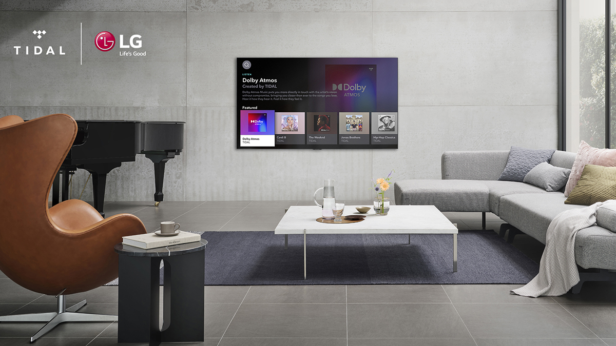 Tidal llega a los smart TV de LG para una experiencia musical premium