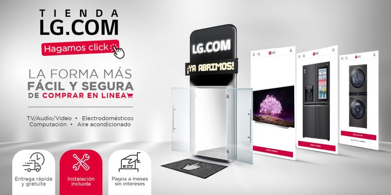 LG inaugura en México su tienda en línea con beneficios exclusivos para clientes