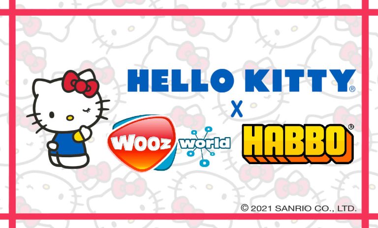 Hello Kitty celebra las fiestas en los metaversos de Habbo y Woozworld