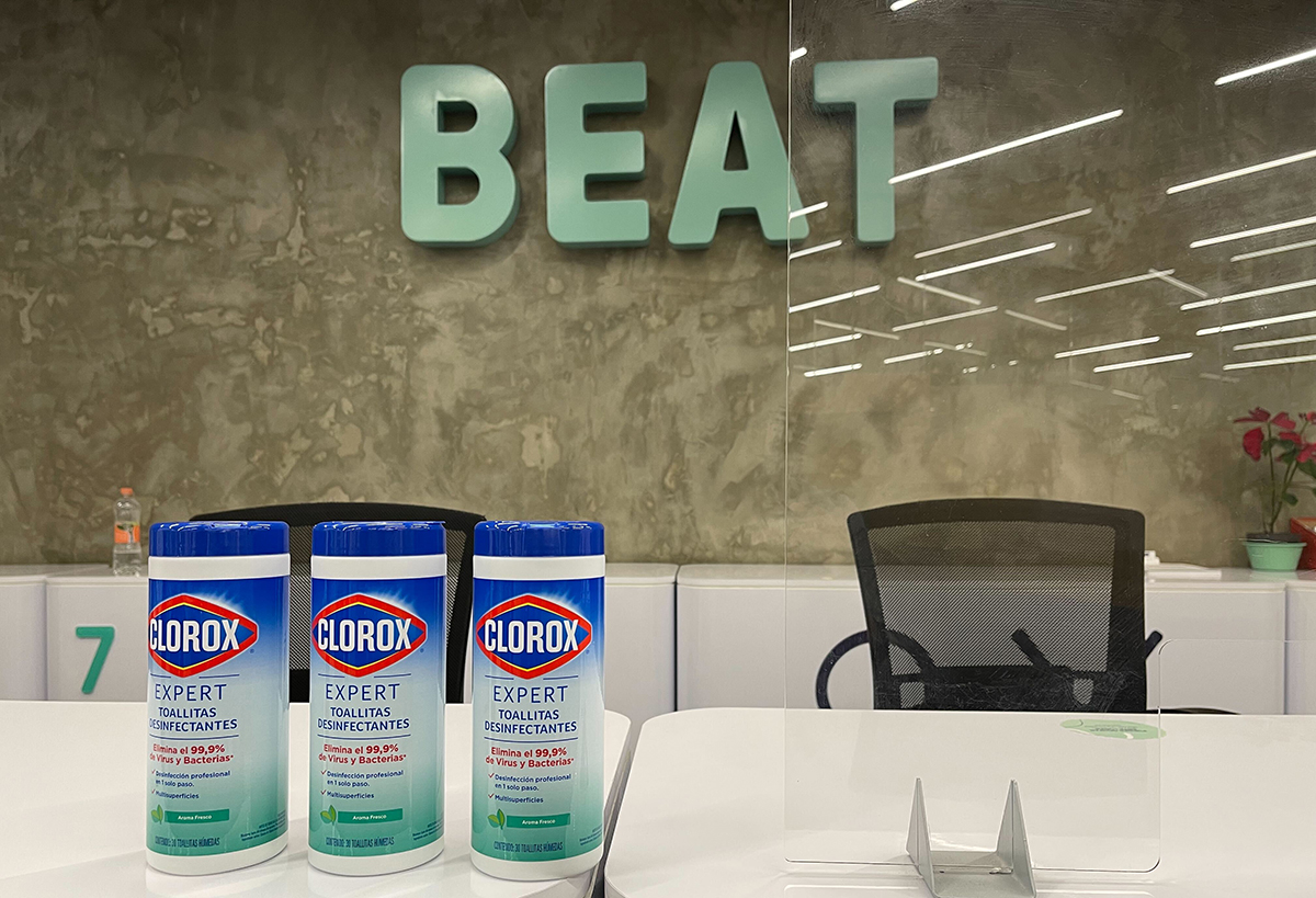 Beat y Clorox se unen para ofrecer limpieza y desinfección en cada viaje