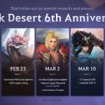 Black Desert Online celebra su 6º aniversario con eventos y recompensas durante todo un mes