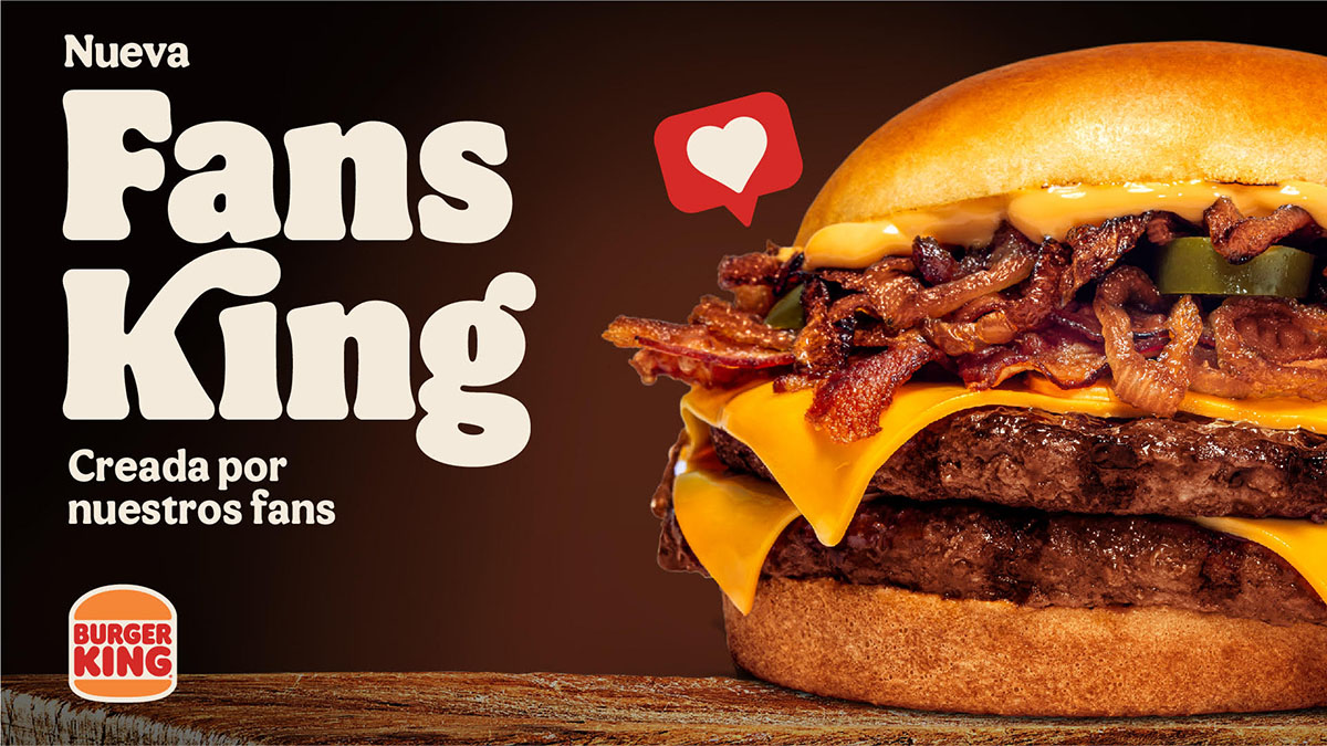 ¡Ya llegó Fans King! La nueva hamburguesa del Reino creada por los fans de Burger King