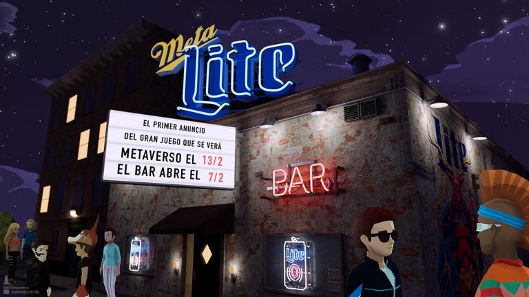 Miller Lite abre las puertas al primer bar en el metaverso en el que transmitirá su comercial para el Super Bowl