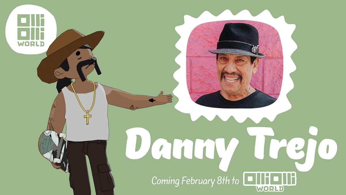 El actor Danny Trejo será un personaje de OlliOlli World