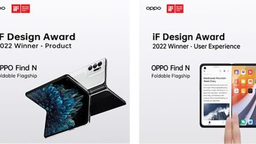 OPPO Find N obtiene dos galardones en los iF Design Awards 2022