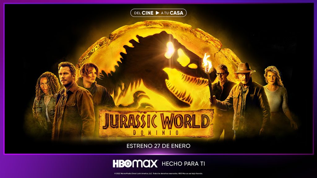 La épica aventura de ‘Jurassic World: Dominio’ llega a HBO Max