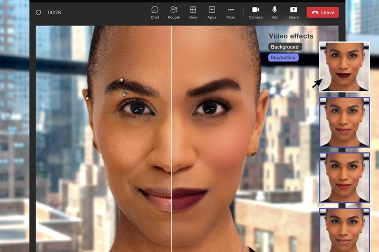 Ready-in-a-Click: el primer maquillaje virtual para Microsoft Teams