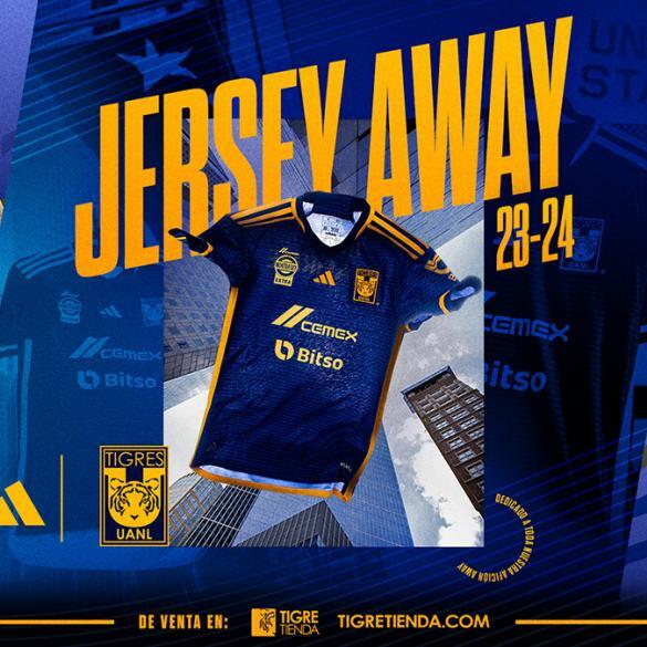 Club Tigres rinde homenaje a sus aficionados en el extranjero con el lanzamiento del jersey Away 23-24