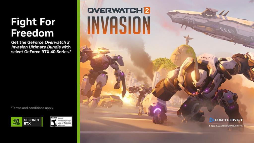 El bundle 'Overwatch 2: Invasion' Ultimate GeForce RTX 40 Series de ya está disponible